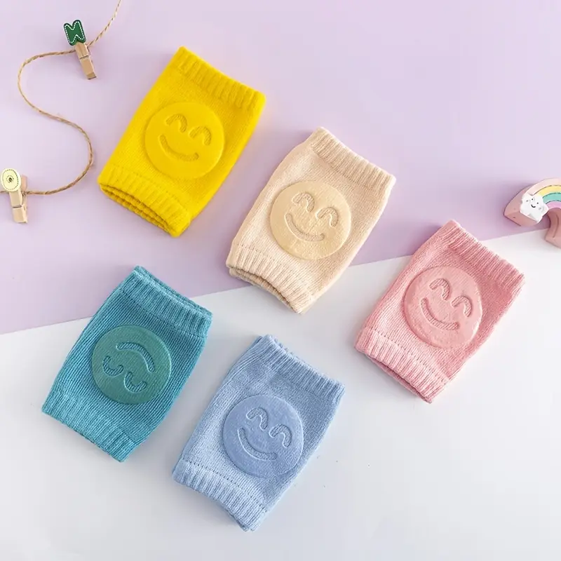 02 Pcs ( Pair ) - Soft & Protective Baby Knee Pads – Cushioned Support for Crawling Infants & Active Toddlers - Random Color - Image 3