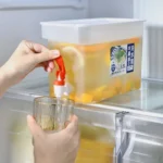 3.5Ltr Cooler Water Bottle Container For Kitchen SPACE-SAVING Cold Kettle with Faucet thumbnail 1
