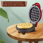 Mini Waffle Maker Breakfast Machine Non Stick Easy Clean  (random color ) thumbnail 4