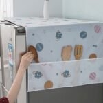 Anti-dust Waterproof Oil-proof Refrigerator Fridge Cover (Random Design)Made in china thumbnail 2