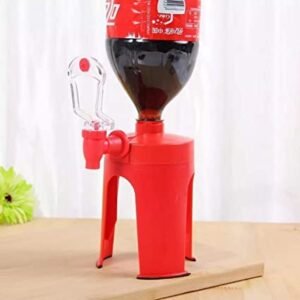 Cold Drink Dispenser Stand with Tap | Bottle Beverage Dispenser Stand with Tap/Plastic Bottle Dispenser Fountain for Cold Drink & Fizz Saver | Party Bar Buffet Dispenser for Home,Picnic