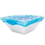 Food  Covers Set of 4  Silicone Fresh Keeping Wrap Food Wraps Seal (Random color) thumbnail 5