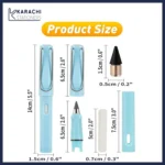 New Unlimited Technology Eternal Writing Pencil Inkless Magic Pen Pencil   (random color) MJ KS thumbnail 3
