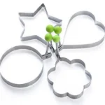 Pack of 4 Egg Shaper Kitchen Tools Star, Heart, Round, Flower Shaped Stainless Steel -  (random color ) thumbnail 3