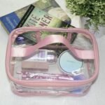 Makeup Cosmetic Clear Bag Portable Transparent Travel Storage thumbnail 1