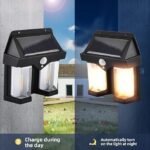 Outdoor Solar Wall Lamp Outdoor Tungsten Lamp Induction Garden Lamp Garden Villa Night Lamp (pack of 1) thumbnail 1