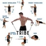 11 Piece Power Resistance Band Set Strength Training Yoga Sports Fitness Band Equipment for Men and Women thumbnail 1