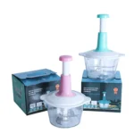 Multifunctional Manual Pushing Chopper with Beater & (Grater , Shredder,  Slicer Plate) High Quality(random color ) thumbnail 3