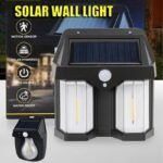 Outdoor Solar Wall Lamp Outdoor Tungsten Lamp Induction Garden Lamp Garden Villa Night Lamp (pack of 1) thumbnail 5