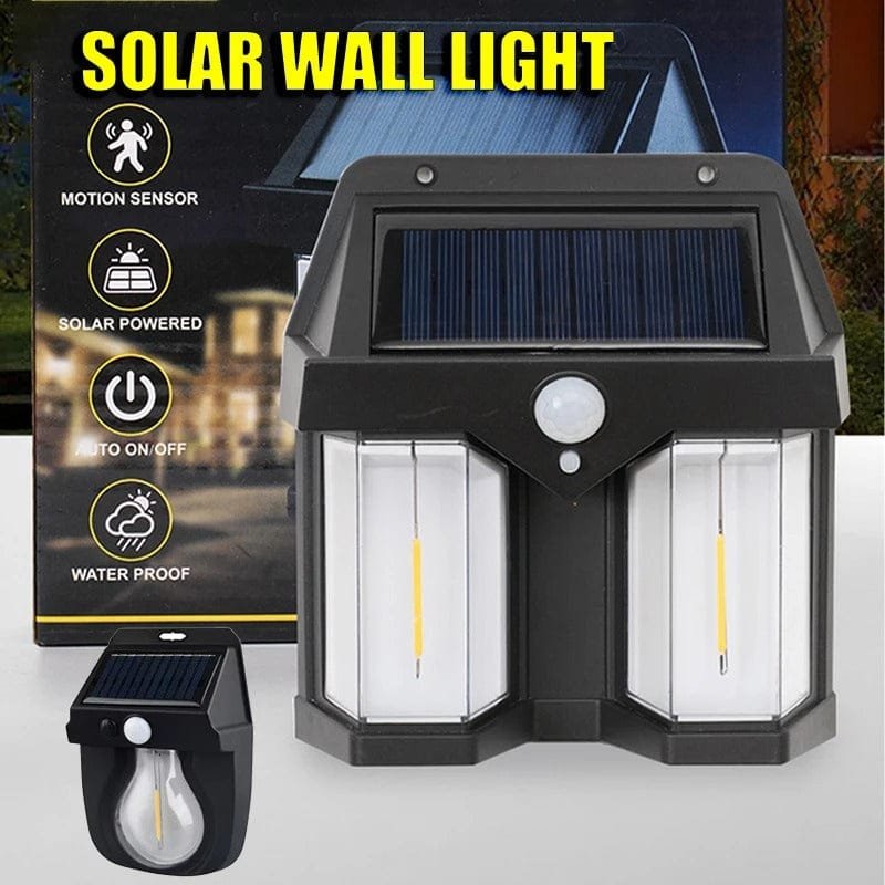 Outdoor Solar Wall Lamp Outdoor Tungsten Lamp Induction Garden Lamp Garden Villa Night Lamp (pack of 1) - Image 5