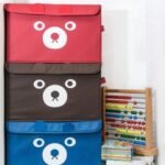1 Pc Panda Design Folding Storage Bins Quilt Basket Kid Toys Organizer Storage Boxes Cabinet Wardrobe Storage Bag (random Color) thumbnail 2
