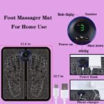 EMS Foot Massager Mat Electric USB Charging Smart Display Tens Acupuncture Feet Cushion Blood Circulation Pad Health Care Home thumbnail 1