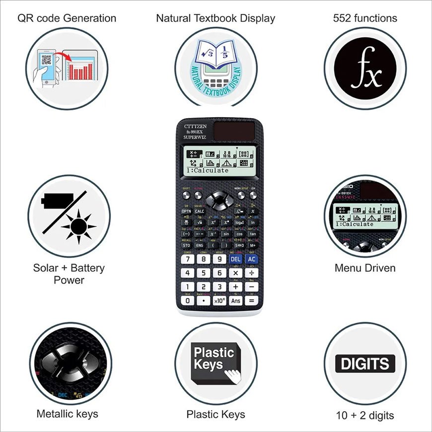 FX-991EX Scientific calculator Classic with 552 Function multifunctional function calculator - Image 2