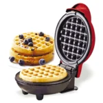 Mini Waffle Maker Breakfast Machine Non Stick Easy Clean  (random color ) thumbnail 3