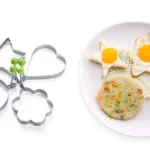 Pack of 4 Egg Shaper Kitchen Tools Star, Heart, Round, Flower Shaped Stainless Steel -  (random color ) thumbnail 1