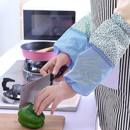 Kitchen Sleeve Cover Waterproof Arm Sleeves Kitchen Dustproof Arm Sleeves Used, for Family (random color ) - Image 5