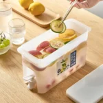 3.5Ltr Cooler Water Bottle Container For Kitchen SPACE-SAVING Cold Kettle with Faucet thumbnail 2