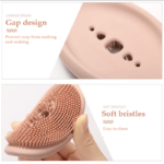 2 in 1 Silicone Soap Holder Double Sided Flexible Multifunctional Bathroom Kitchen Soap | Random Color thumbnail 4