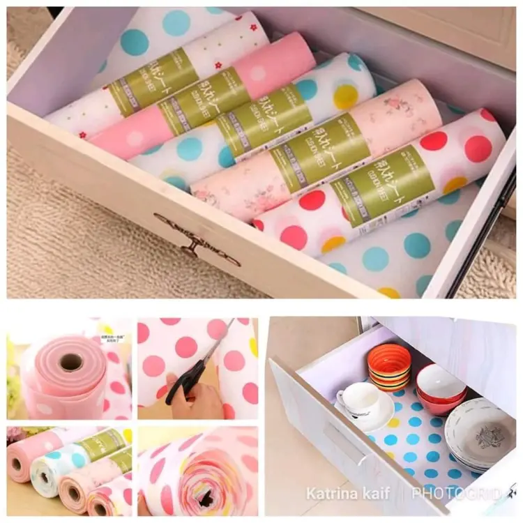 1 Roll - Kitchen Polka Foamic Sheet (45*200cm) (random color) - Image 3