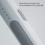 Rechargeable Electric Mosquito Killer Racket 2 In 1 LED Flash Light  (Random Color) thumbnail 2