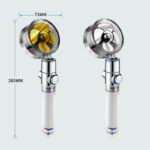 Pressurized Shower Head Turbine Shower Accessories One Piece Water Stop(random color) thumbnail 3