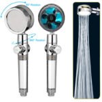 Pressurized Shower Head Turbine Shower Accessories One Piece Water Stop(random color) thumbnail 2