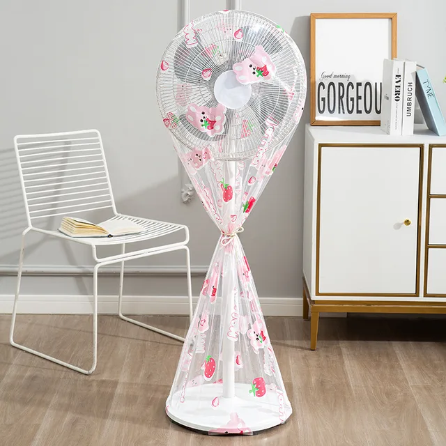 Peva Material Universal Electric Fan Dust Cover Prevent Aging Of Fan Blades Circular Electric Fan Sleeve Electric Fan Cover(random design )