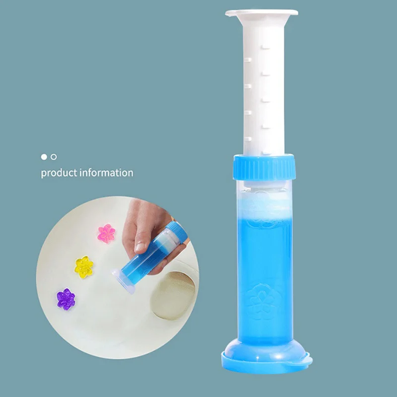 Toilet Cleaning Stamp Gel Toilet Injection Gel Flower Bathroom Cleaner Toilet Gel (random color) - Image 5