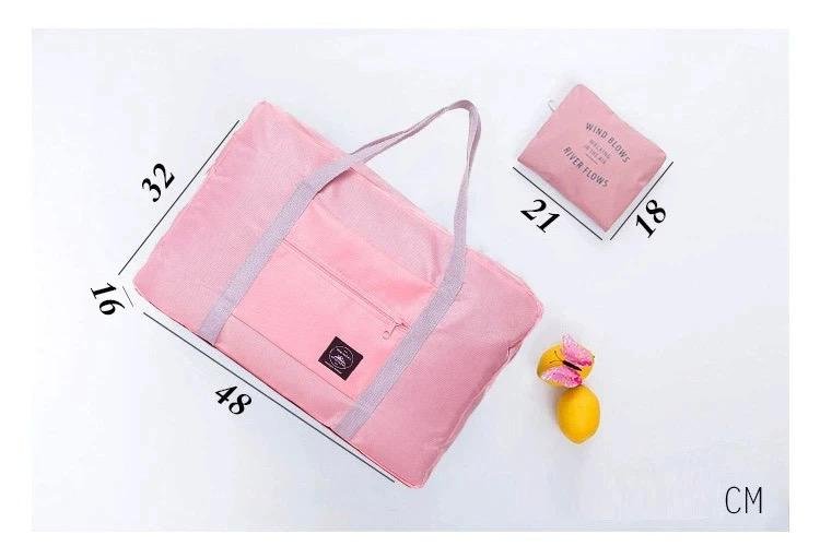 Multipurpose Foldable Travel Luggage Carry On Shoulder Duffle Bag Lightweight (random color) - Image 2
