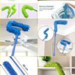 Flexible Micro Fiber Duster With Telescopic Stainless Steel Handle for Fan Cleaning Specially( random color ) thumbnail 1