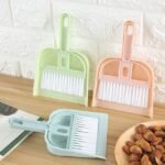 Mini Desktop Sweep Cleaning Brush Small Broom Dustpan Cute Little Broom Suit thumbnail 4