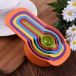 Measuring Cup And Spoon Set - 6Pcs (random colors) thumbnail 3