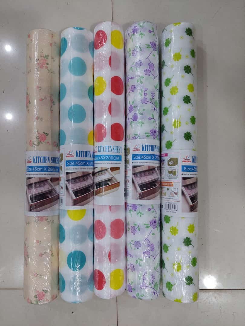 1 Roll - Kitchen Polka Foamic Sheet (45*200cm) (random color)