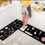 Antislip mats pack of 2pcs (Random Design)size:40*120&40*60cm thumbnail 3