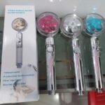 Pressurized Shower Head Turbine Shower Accessories One Piece Water Stop(random color) thumbnail 4