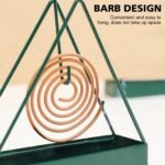Mosquito Coil Holder Incense Burner Decorative Ornament Craft  Triangle (Only black) thumbnail 5