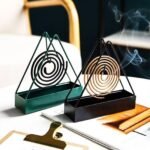 Mosquito Coil Holder Incense Burner Decorative Ornament Craft  Triangle (Only black) thumbnail 4