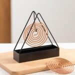 Mosquito Coil Holder Incense Burner Decorative Ornament Craft  Triangle (Only black) thumbnail 3