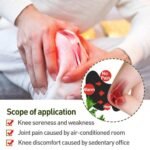 New Knee Plaster Sticker Wormwood Extract Knee Joint Ache Fast Pain Relieving Paster Knee Rheumatoid Arthritis Body Patches( 10 patches) thumbnail 4