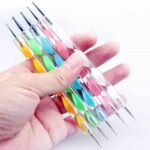 5pcs Dotting Pen Tool Nail Art Dot Doting Tool Set Manicure Painting Kit Design thumbnail 1