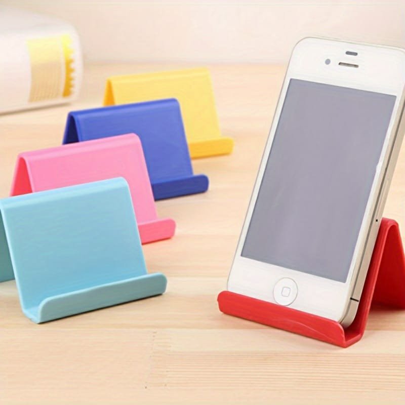 1Pc Cell Phone Stand For Desk (Random Colour) - Image 2