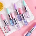 Lipstick Gel Pen Colorful Cute Black Ink Pen - 1 pc (random colors) thumbnail 1