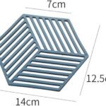1PCS Multifunction Heat Resistant Silicone Mat Drink Cup Coasters Nonslip Pads Pot Holder Table Placemat Kitchen Accessories (random color) thumbnail 2
