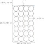 28 Holes Scarf Hanger  / Tie Hanger / Belt Hanger Organizer thumbnail 1