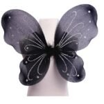 Kids Baby Fairy Wings Fashion Butterfly Wings Dress Up Party 3 pcs set (wing+Stick+ hairband) thumbnail 3
