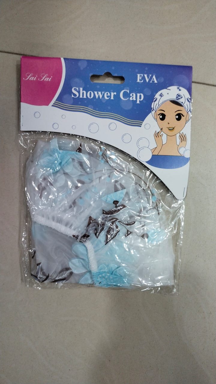 Multi Purpose Shower Cap | Bathroom Shower Caps - For Homes, Spas, Salons, Hair Treatment, Beauty Parlors (Random Color & Designs) - Image 4