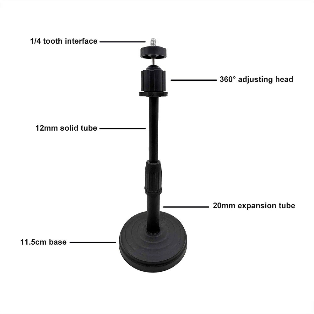 Multi-functional Microphone stand | Phone Holder Reliable Phone Stand - Image 4
