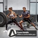 11 Piece Power Resistance Band Set Strength Training Yoga Sports Fitness Band Equipment for Men and Women thumbnail 5
