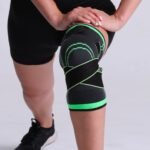 Knee Support Band for Pressure Weaving with 3D Weave Protection Against Injury Pressure Adjustable Knee Support for Men and Women thumbnail 2