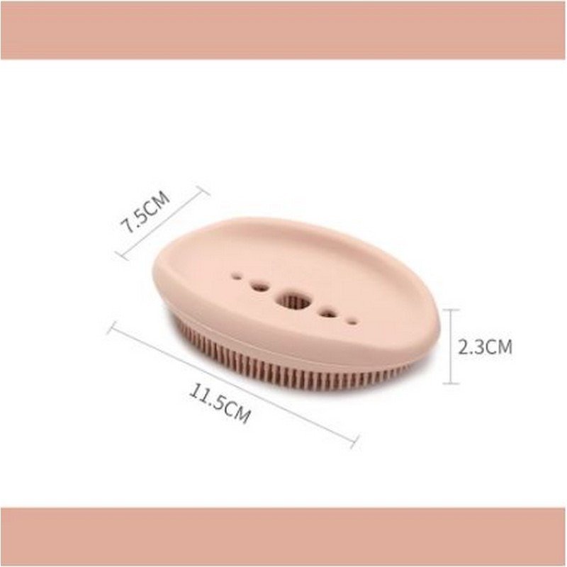2 in 1 Silicone Soap Holder Double Sided Flexible Multifunctional Bathroom Kitchen Soap | Random Color - Image 5